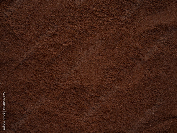 Obraz Grounded coffee beans top view background texture
