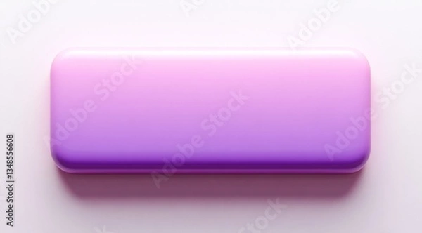 Obraz Purple gradient rectangle features soft texture and rounded edges with pink highlights on a clean background