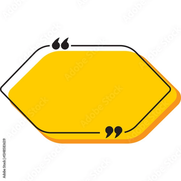 Fototapeta Text Box Quote