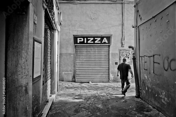 Obraz Pizza - Gasse in Pisa