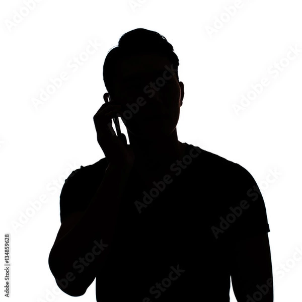 Obraz man talk on phone