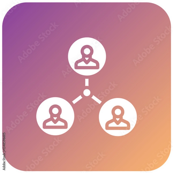 Fototapeta Vector Design User Connection Icon Style