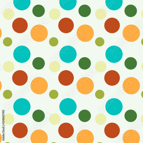 Fototapeta seamless pattern with circles