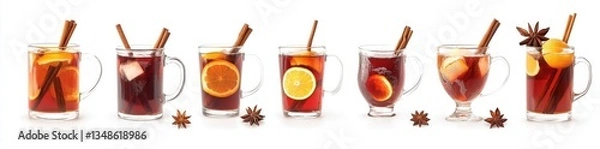 Fototapeta Festive Mulled Wine Selection