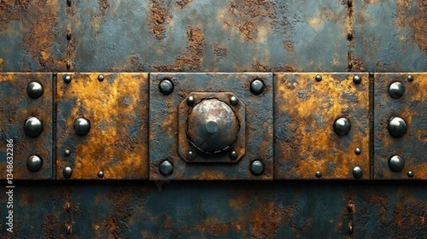 Obraz Rusty Metal Texture Background Industrial Design