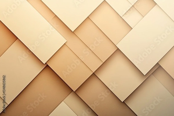 Obraz Modern geometric pattern with beige tones. Perfect for presentations or websites.