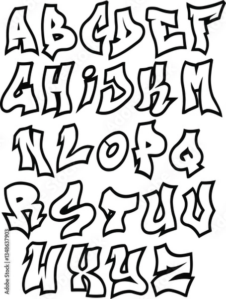 Obraz Graffiti Letter 12