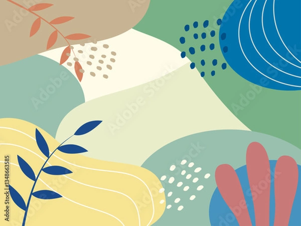 Fototapeta 背景■ナチュラルな柄の背景