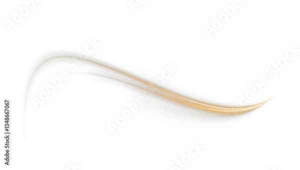 Obraz Futuristic golden wave lines with sparkling glows and dynamic motion. Bright neon streaks in abstract style, perfect for luxury, festive, or high-tech energy-themed designs. png