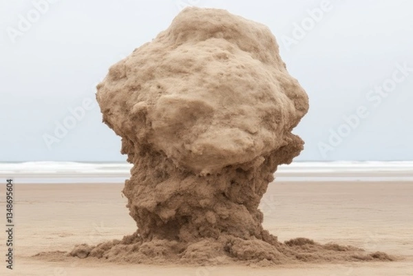Obraz Sand dune sculpture on a beach