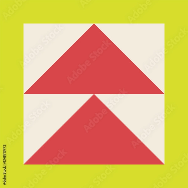 Fototapeta Neo Geometric Shape. Neo Geo Shape.