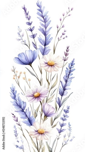 Obraz Delicate Pastel Floral Arrangement