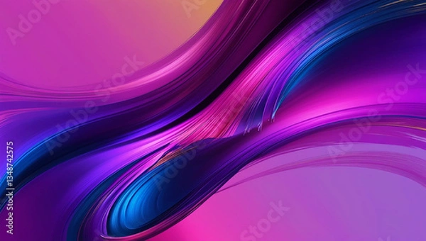 Obraz modern purple colorful gradient abstract background