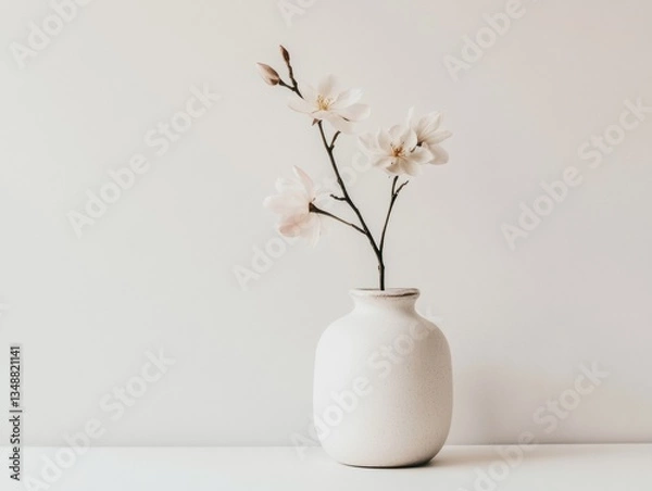 Obraz Elegant flower arrangement in a minimalist vase.