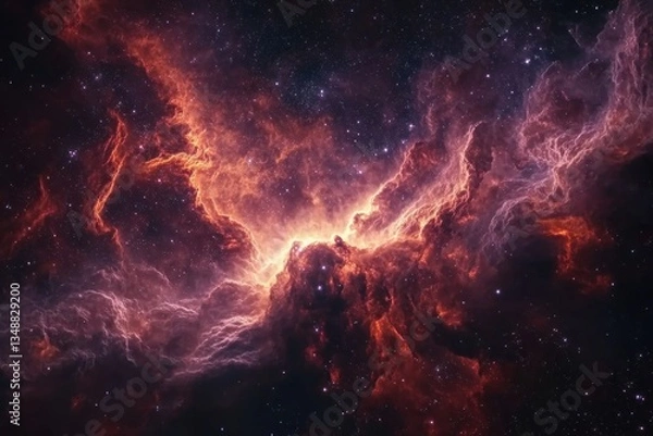 Fototapeta Cosmic nebula space astronomy universe.
