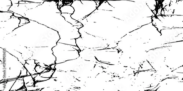 Fototapeta Texture grunge background spray effect. Background with little noisy black dots. Black dust isolated on transparent background.