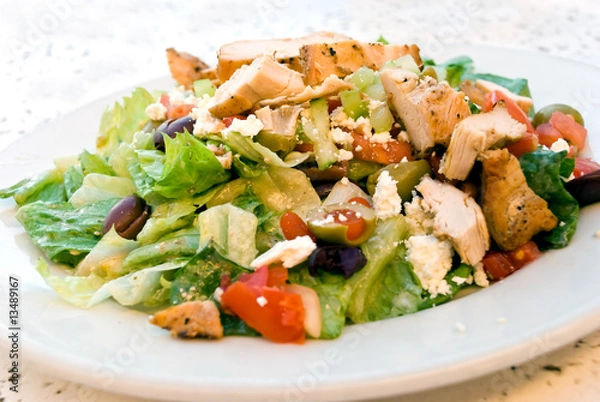 Obraz Caesar Salat,mozzarella,cheddar,feta