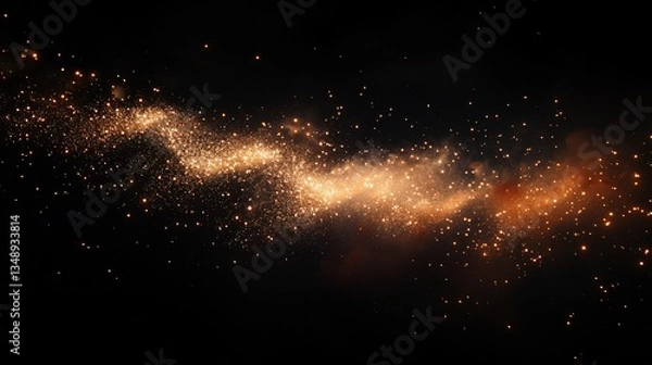 Fototapeta Cosmic dust swirl, nebula, space, background, abstract art