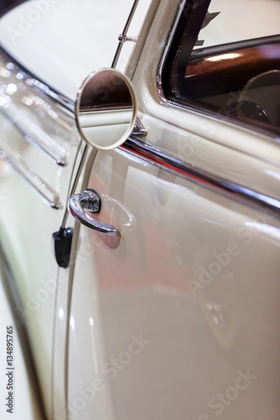 Fototapeta oldtimer rearview mirror
