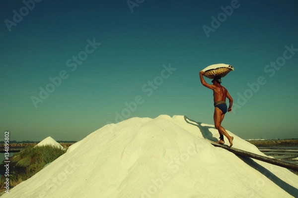 Obraz Traditional saline