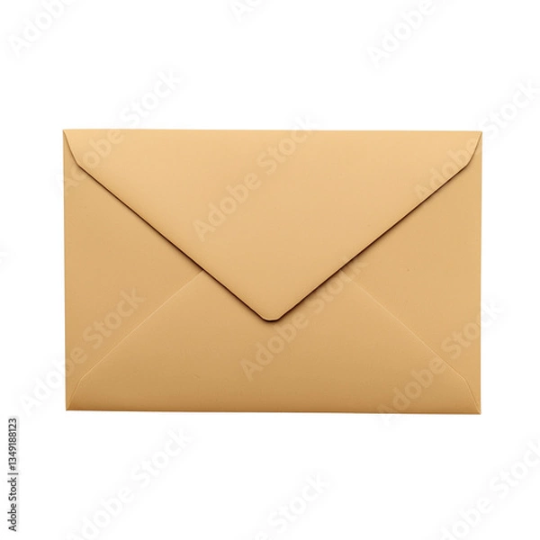 Obraz Vintage-Brown-Envelope-Icon-Transparent-Background-Mail-Symbol