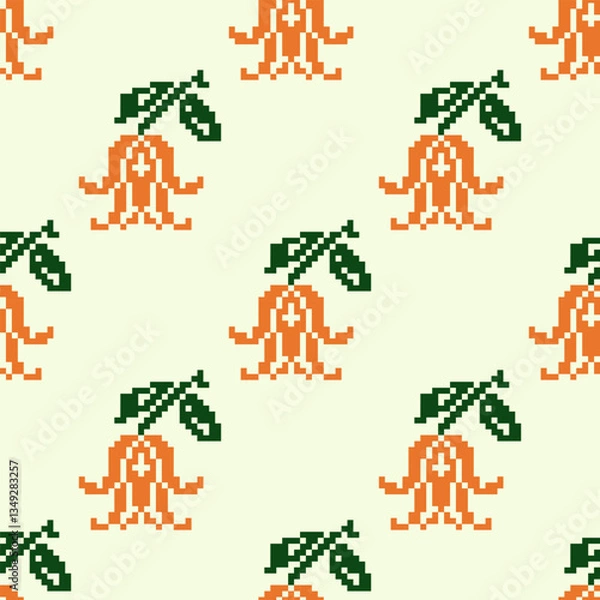 Obraz Abstract ethnic geometric pattern design for background or wallpaper Seamless pattern in tribal,folk embroidery,and Mexican style.Aztec geometric art ornament print.Design for carpet,wallpaper, clothi