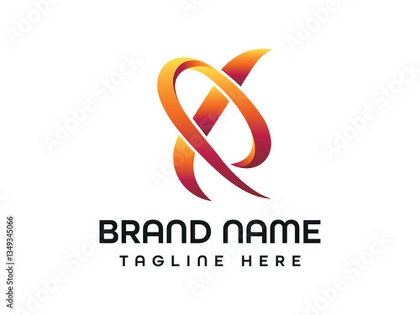 Fototapeta X A S D N P G T M Q R O V W C Letter Logo