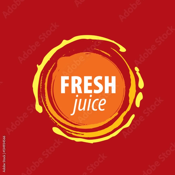 Obraz juice splash vector sign