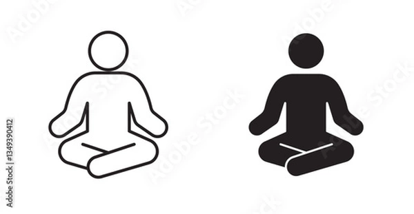 Obraz meditation icon
