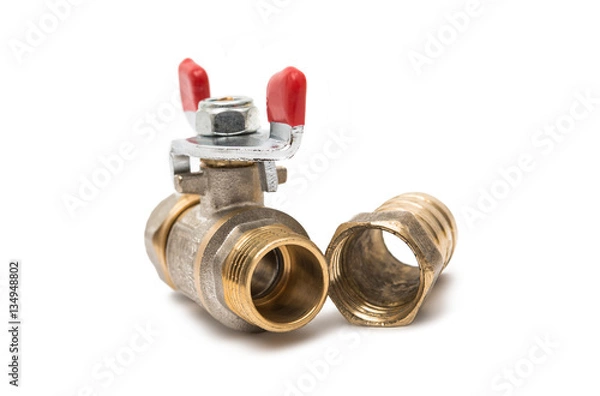 Obraz water tap isolated