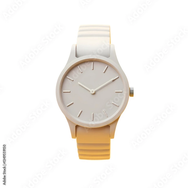 Obraz 3D wrist watch on transparent background