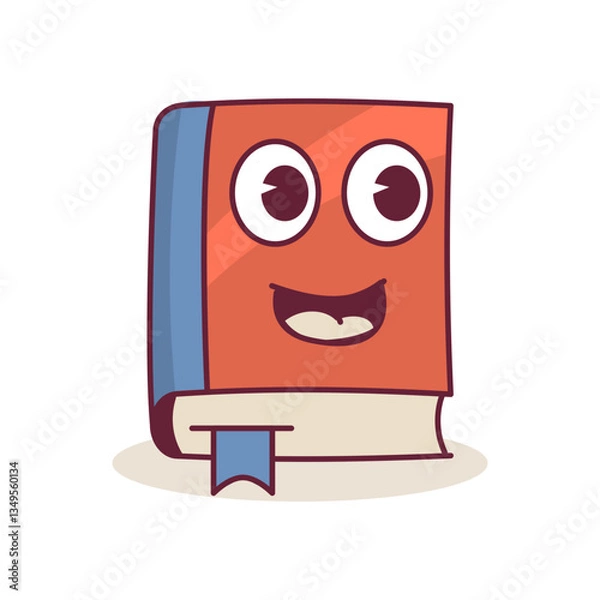Obraz book knowledge groovy character