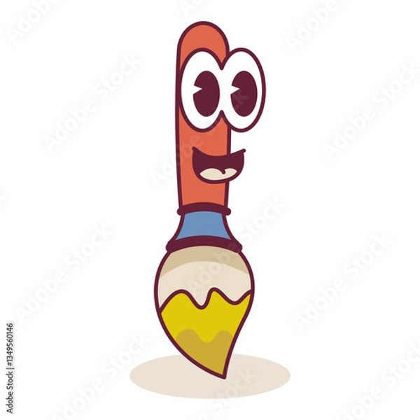 Obraz brush art creative groovy character