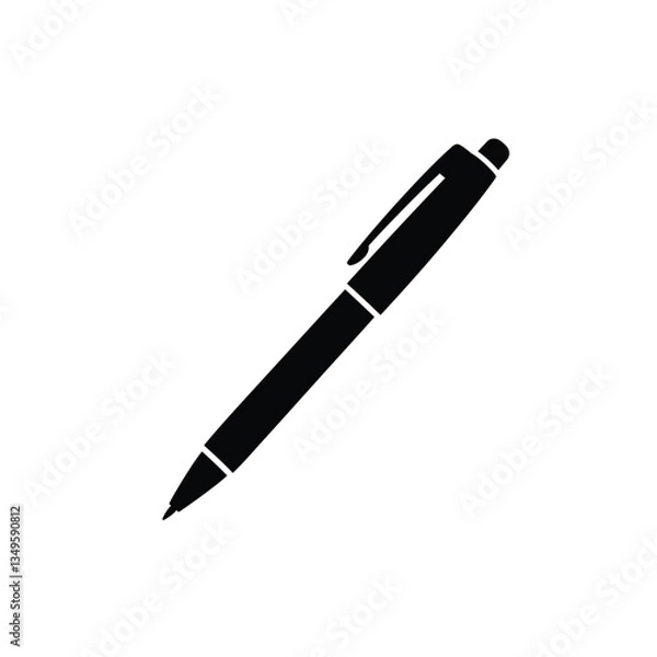 Fototapeta pen isolated on white background
