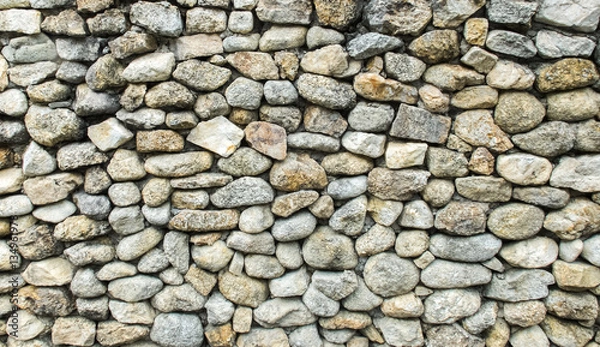 Fototapeta Seamless Pattern of Group Nature Cracked Stone Connecting as Wall or Flooring Pattern in Vintage Retro Design Style used as Background Texture or Template to input Text