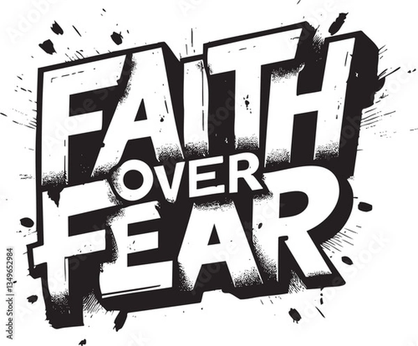 Obraz Gospel Lettering Design