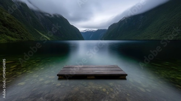 Obraz Tranquil Lakeside Dock (1)