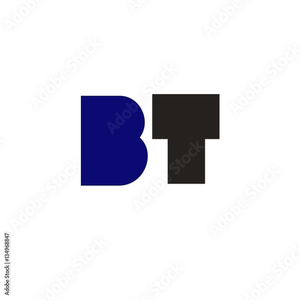 Fototapeta initial letter BLUE