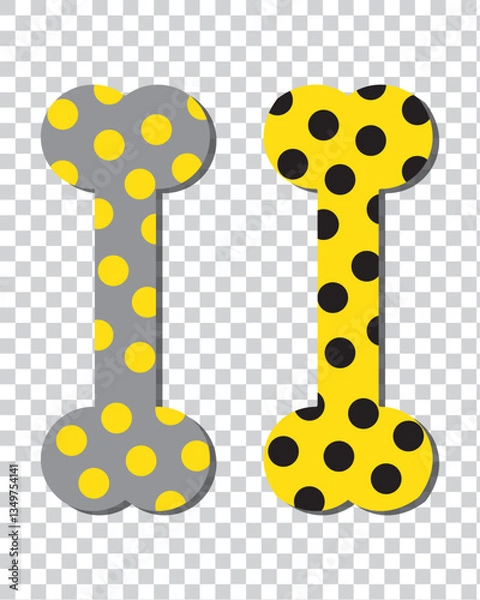 Obraz Dog Bone icon. Vector illustrations.