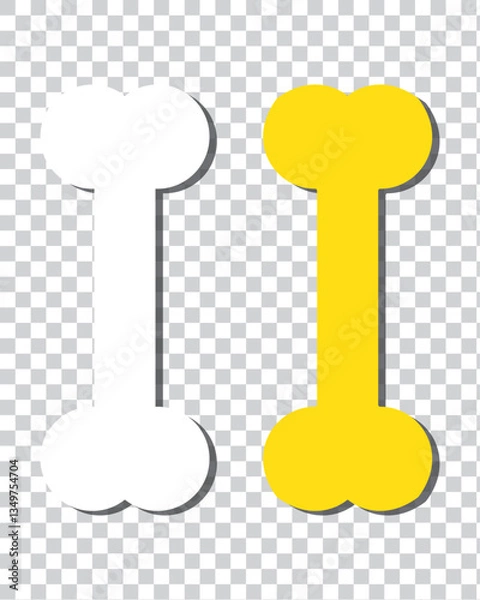 Obraz Dog Bone icon. Vector illustrations.