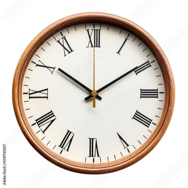 Obraz wall clock isolated on white