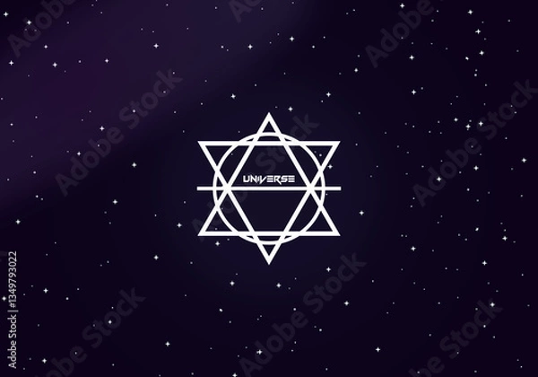 Fototapeta Space background with Stars .Cosmic universe star night