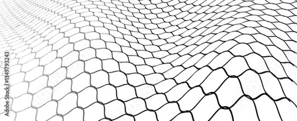 Obraz Mesh texture for fishing nets. Seamless pattern for sportswear or soccer goal, volleyball net, basketball hoop, hockey, athletics. Abstract net background for sports