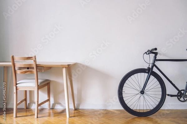 Obraz Bicycle in hipster interior