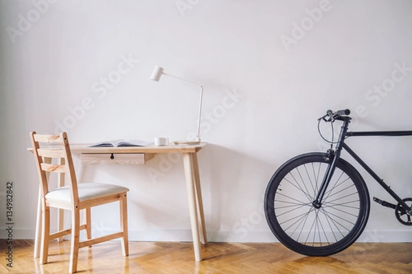 Obraz Bicycle in hipster interior