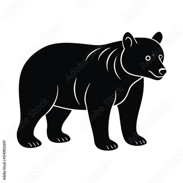 Obraz bear vector illustration
