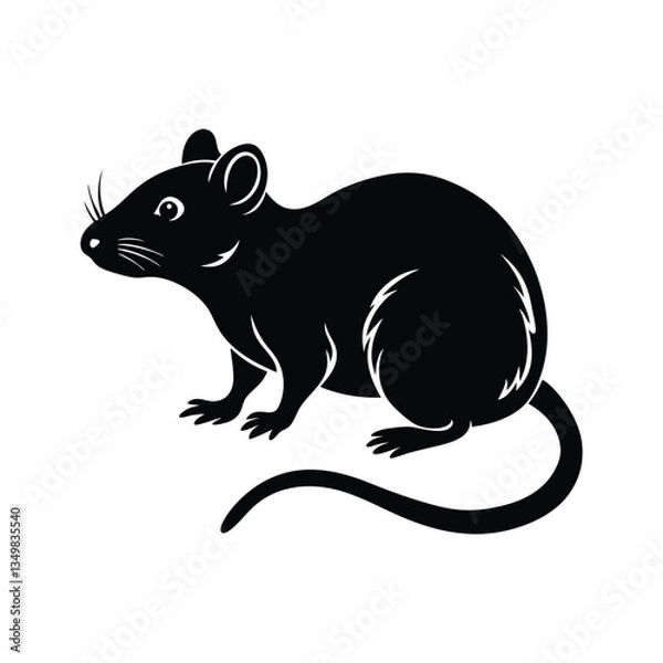 Obraz rat vector illustration
