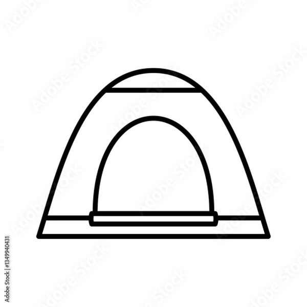 Fototapeta テントのアイコン