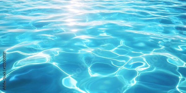 Fototapeta Crystal Clear Ocean Waves for Tropical Branding, Travel Promotions, and Relaxing Beach-Themed Designs