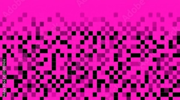 Fototapeta Abstract pixel art gradient background